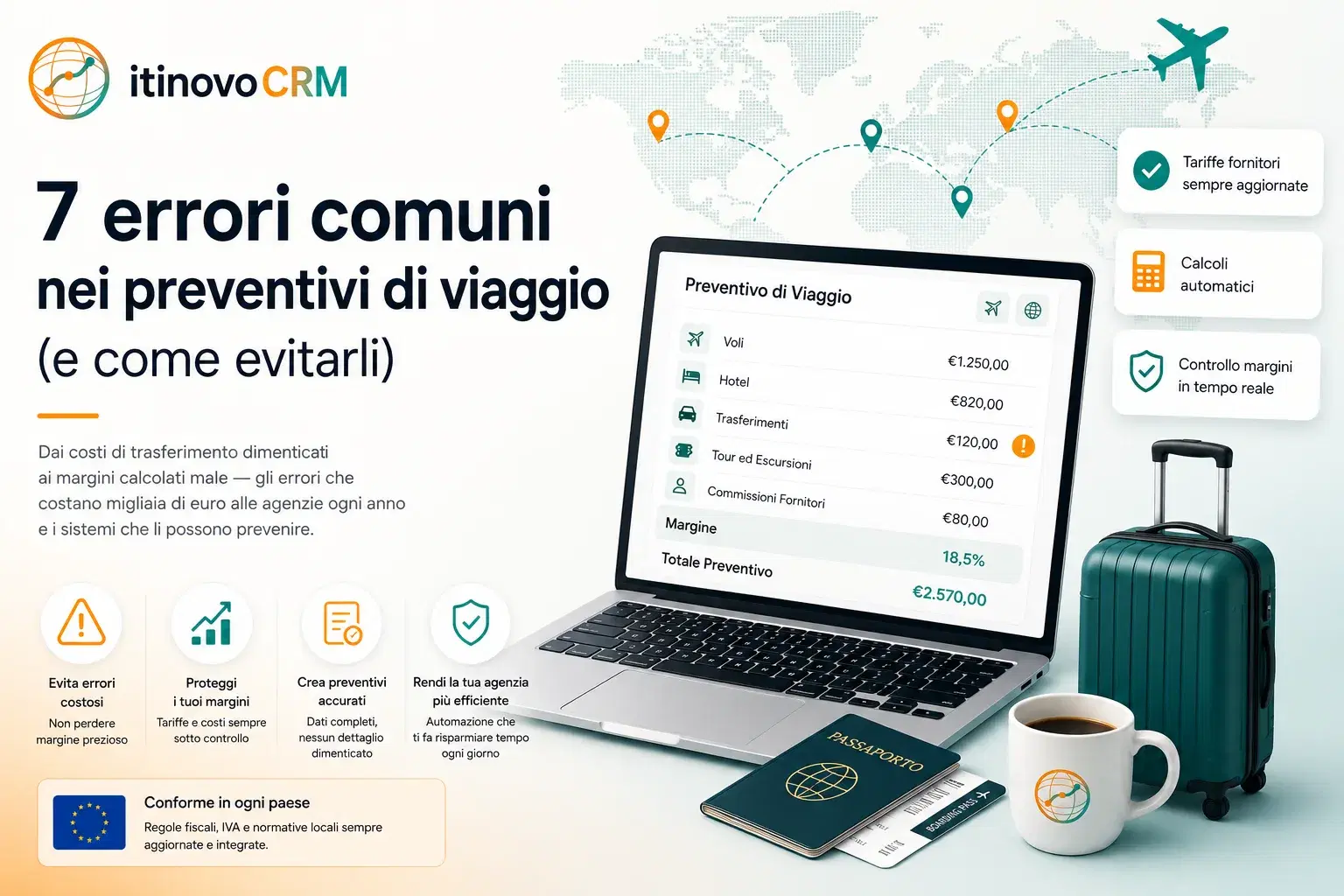 7 Errori Comuni nei Preventivi di Viaggio (e Come Evitarli)