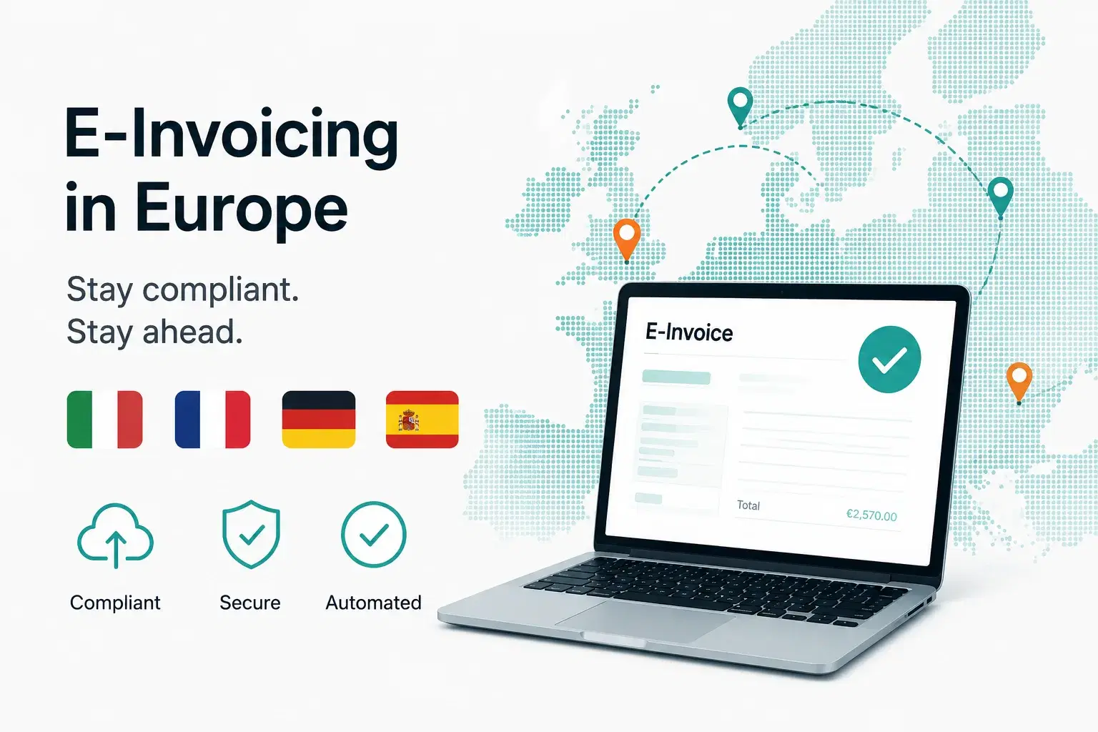 E-Invoicing for Travel Agencies: Italy, France, Germany, Spain